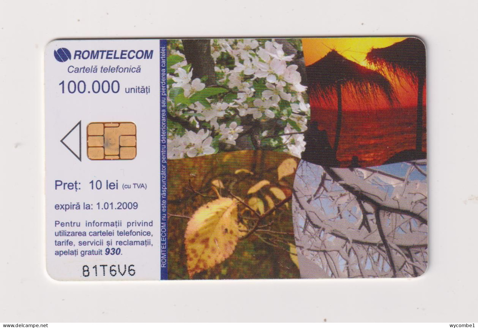 ROMANIA - 2007 Calendar Chip  Phonecard - Rumania