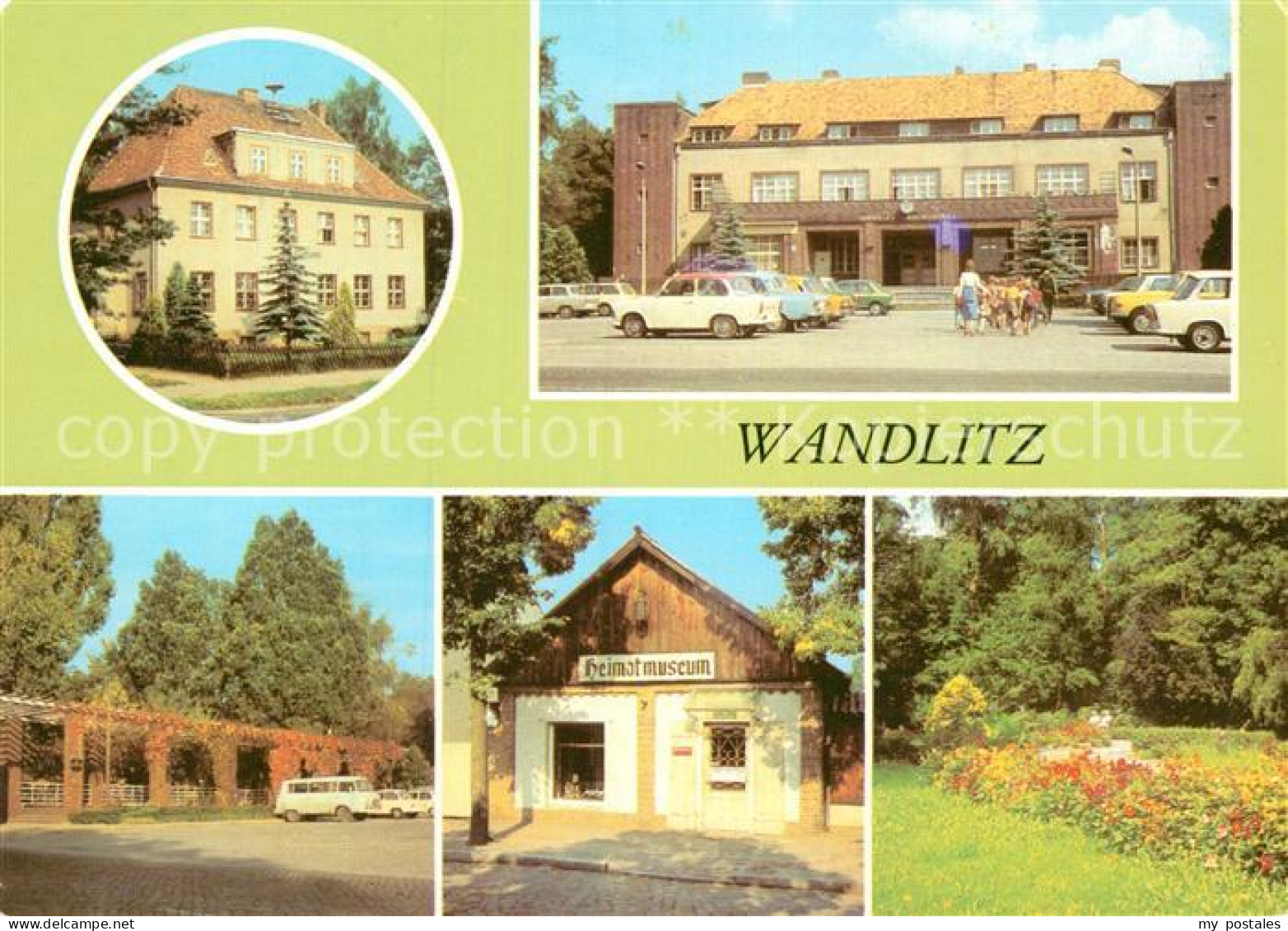 72961111 Wandlitz Postamt Bahnhof Platz Der Befreiung Heimatmuseum Parkanlage Wa - Wandlitz