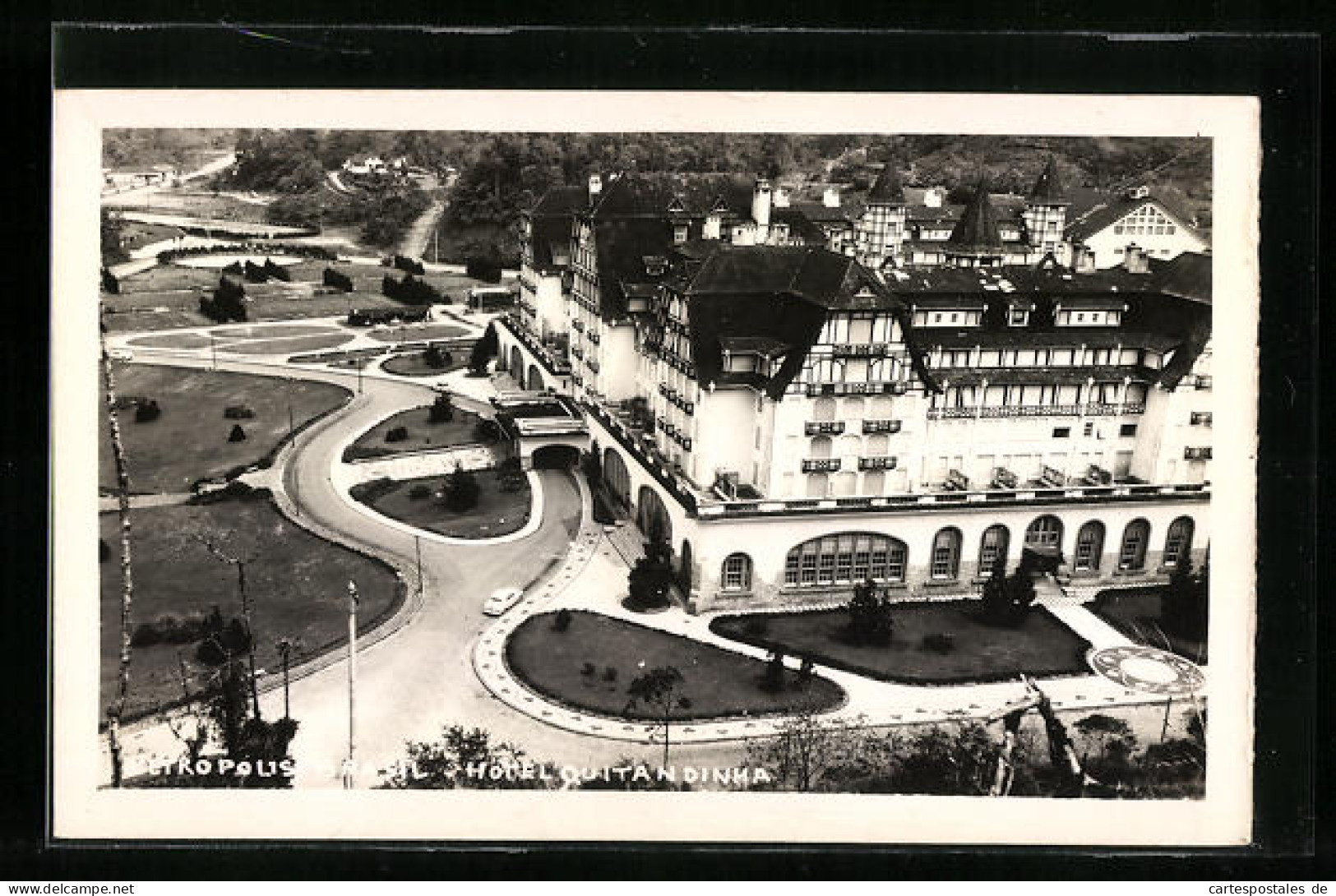 AK Petropolis, Hotel Quitandinha Aus Der Vogelschau  - Otros & Sin Clasificación