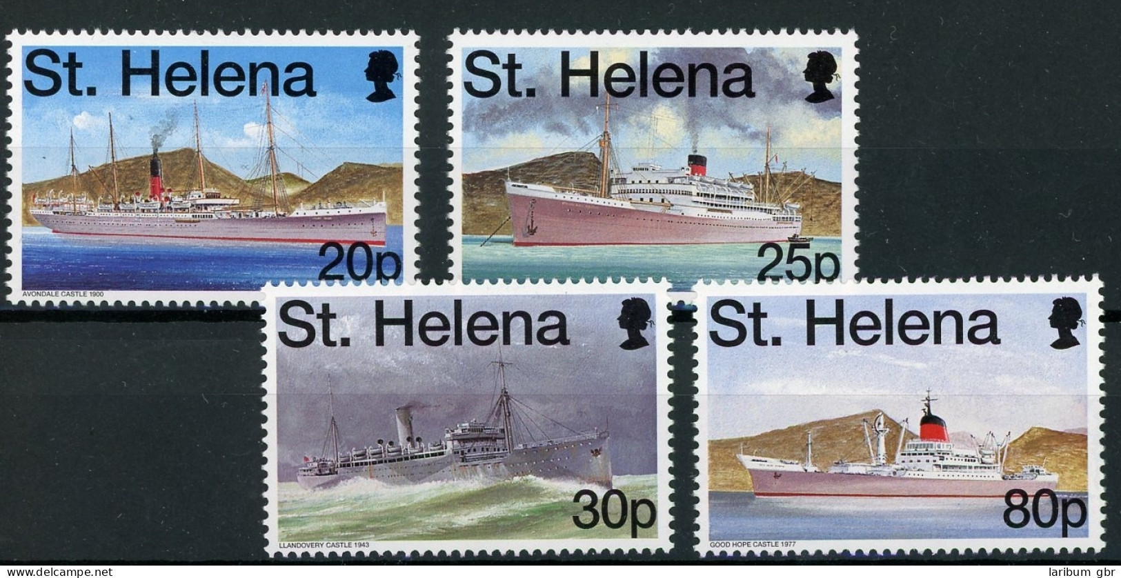 St. Helena 724-27 Postfrisch Schiff #IF593 - Ascension (Ile De L')
