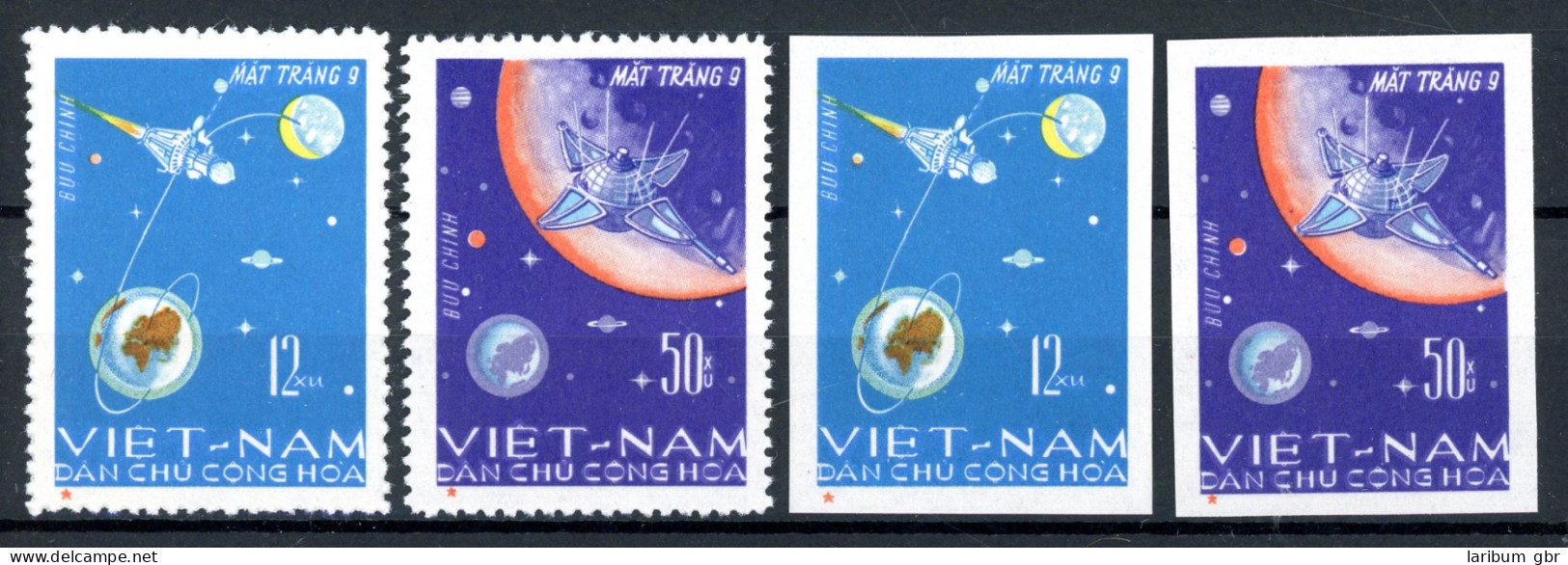 Vietnam 448-449 + 448-449 U Postfrisch Raumfahrt #GB474 - Vietnam