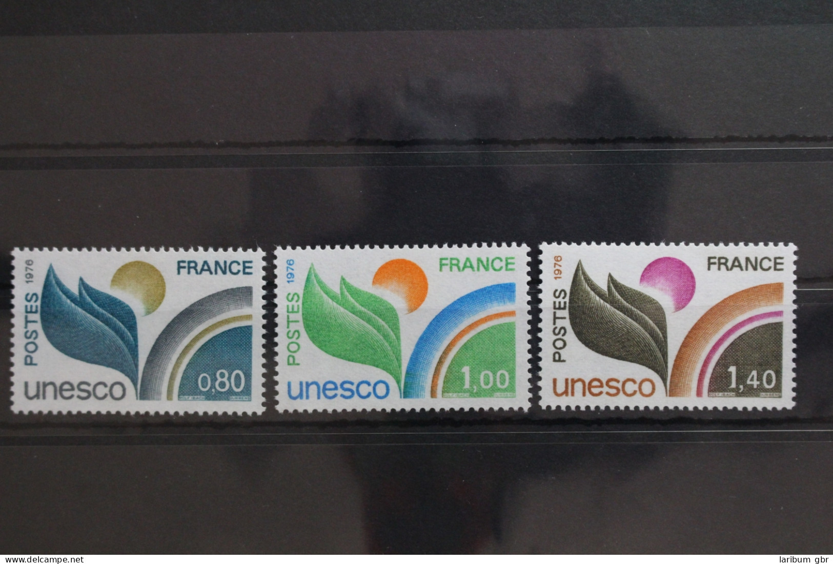 Frankreich 16-18 Postfrisch Als Dienstmarken UNESCO #TA467 - Andere & Zonder Classificatie