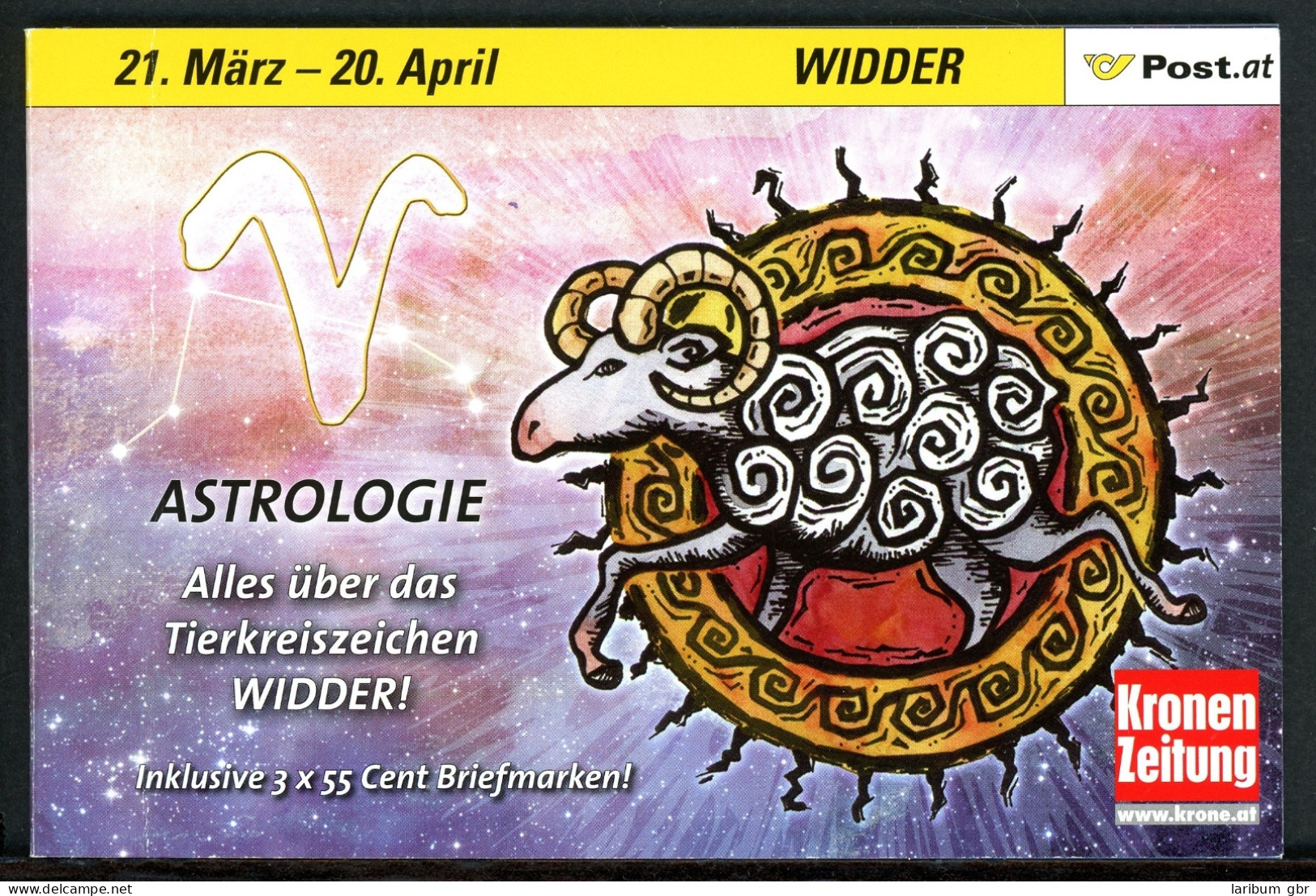 Österreich Astrologie Markenheft "Widder" Postfrisch #IN218 - Sonstige & Ohne Zuordnung