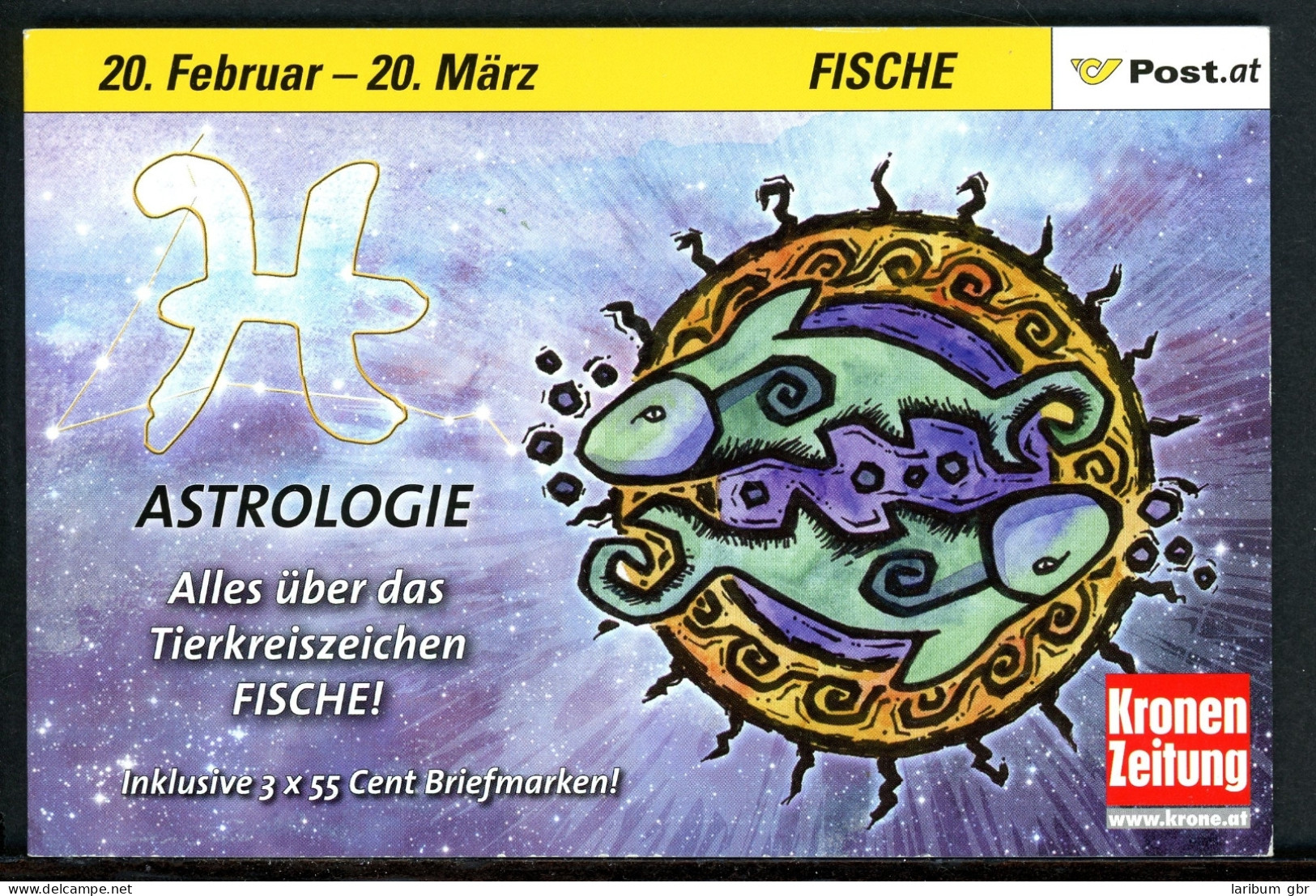 Österreich Astrologie Markenheft "Fische" Postfrisch #IN214 - Sonstige & Ohne Zuordnung