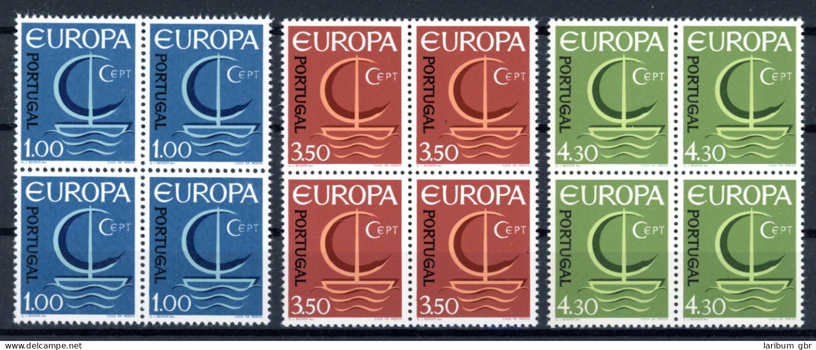 Portugal 4er Blöcke 1012-14 Postfrisch Cept #HD073 - Altri & Non Classificati