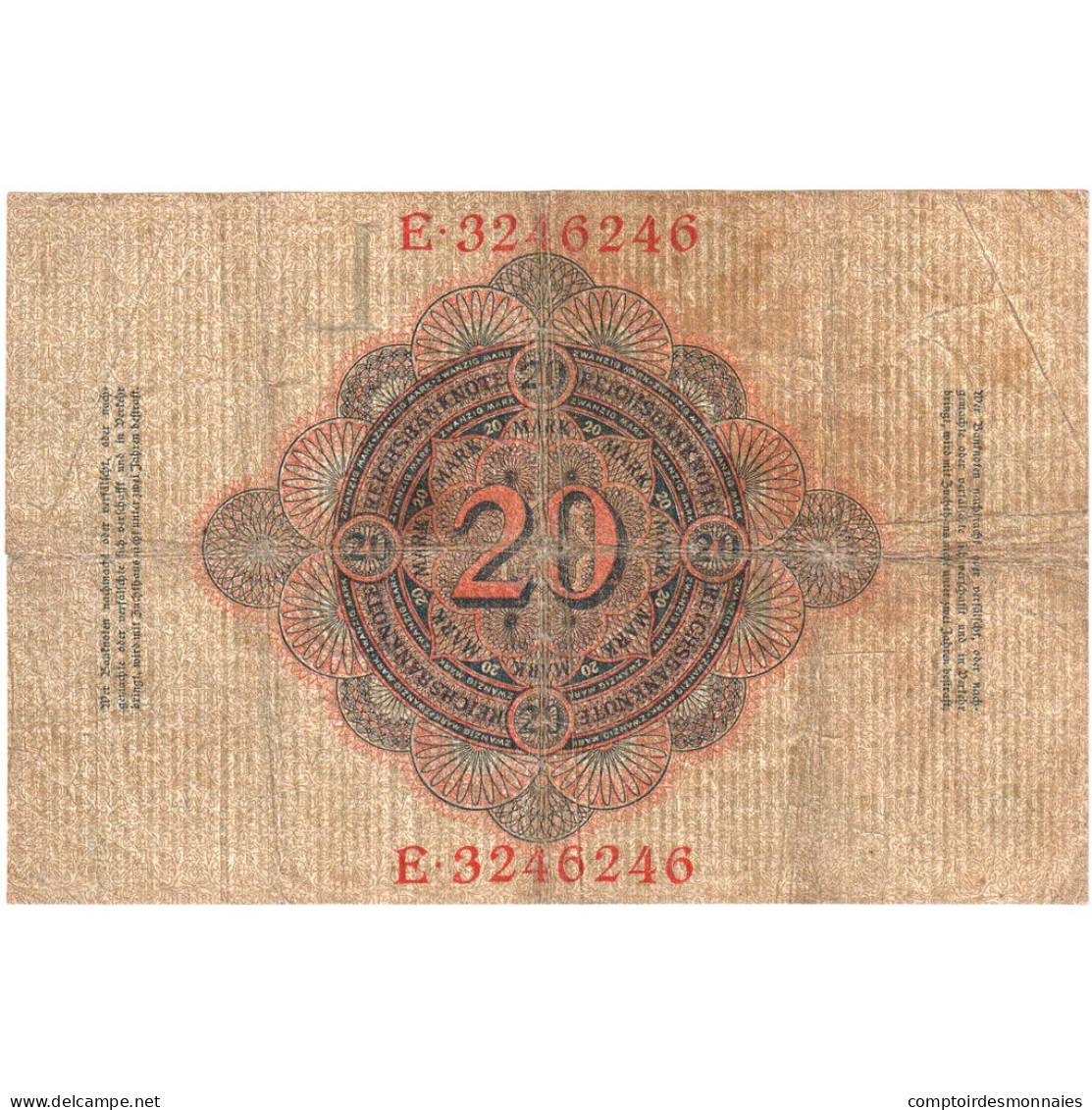 Allemagne, 20 Mark, 1910, 1910-04-21, KM:40b, TB - 20 Mark