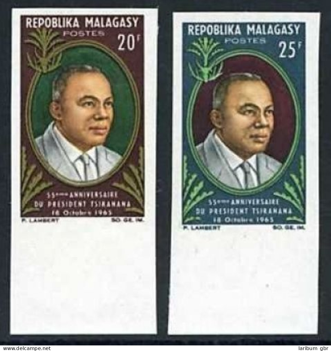 Madagaskar 538-539 Postfrisch #HC021 - Madagascar (1960-...)