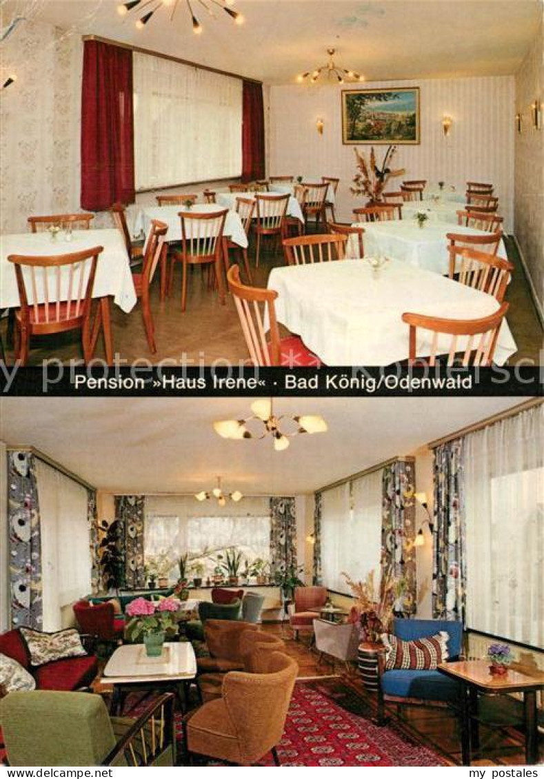 72959811 Bad Koenig Odenwald Pension Haus Irene Gaststube Bad Koenig - Bad König