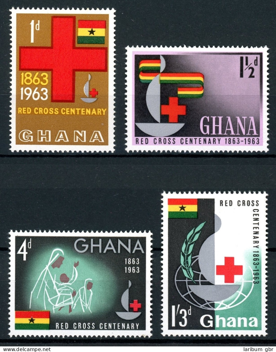 Ghana 145-148 A Postfrisch Rotes Kreuz #HD194 - Ghana (1957-...)