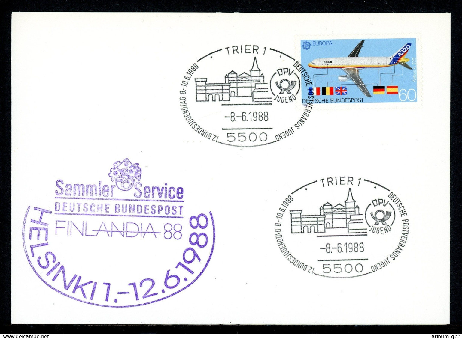 Bund Vorläufer Messebrief Helsinki 1.6.1988 Mit Cachet #GJ347 - Otros & Sin Clasificación