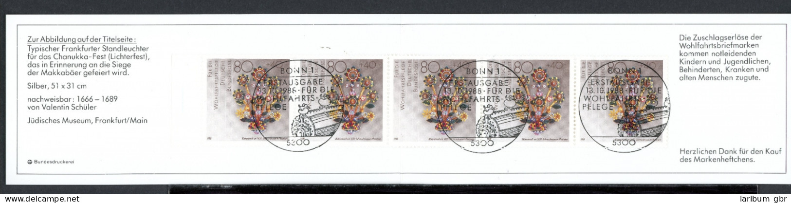 Bund ZwSt Der Juden Markenheft Mit 1386 Bonn Ersttagssonderstempel #HC020 - Other & Unclassified