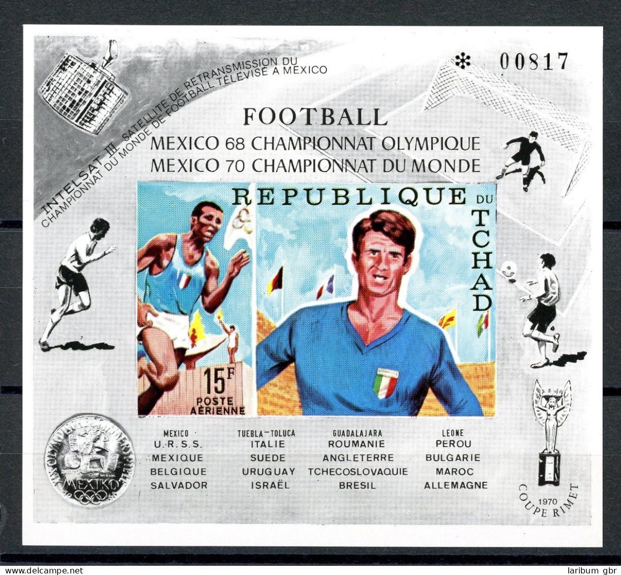 Tschad Block 8 B Postfrisch Fussball WM #HE082 - Tschad (1960-...)