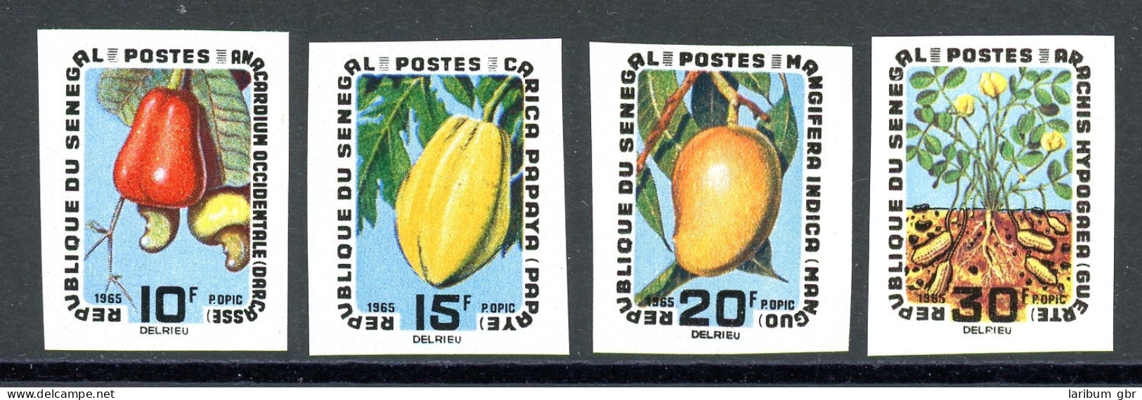 Senegal 315-318 Geschnitten Postfrisch Früchte, Obst #HC040 - Sénégal (1960-...)