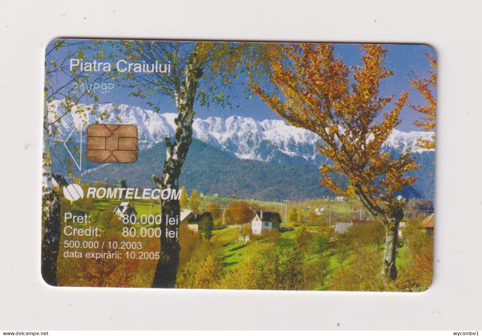 ROMANIA - Piatra Craiului Chip  Phonecard - Roumanie