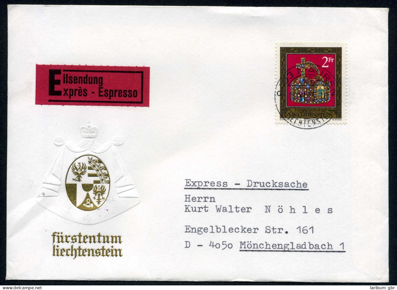 Liechtenstein 628 Liechtenstein MiNr 628 Express EFr Portoger. #HB030 - Altri & Non Classificati