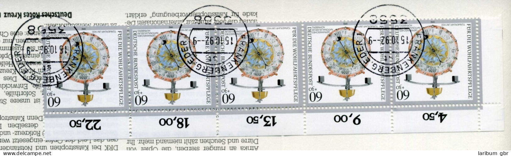 Bund Markenheft Mit 1631 Gestempelt Rotes Kreuz #HB060 - Andere & Zonder Classificatie