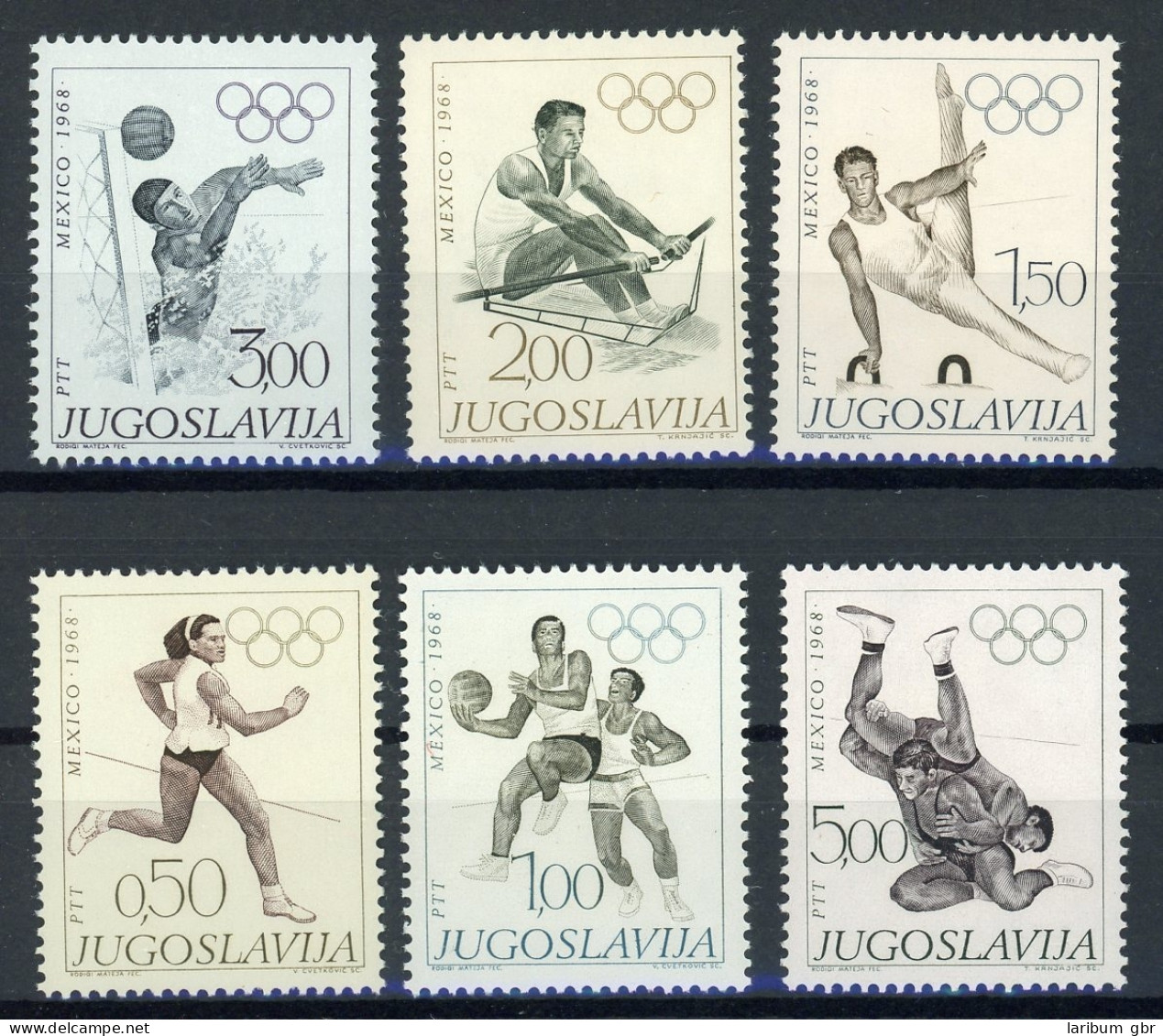 Jugoslawien 1290-1295 Postfrisch Olympiade #ID094 - Andere & Zonder Classificatie
