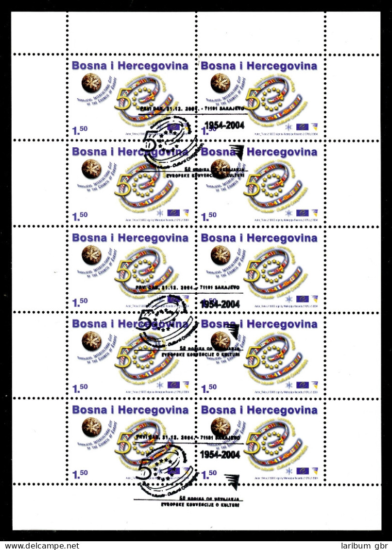 Bosnien Und Herzegowina 374 Gestempelt Mitläufer 2004 Kleinbogen #HK427 - Bosnia Herzegovina