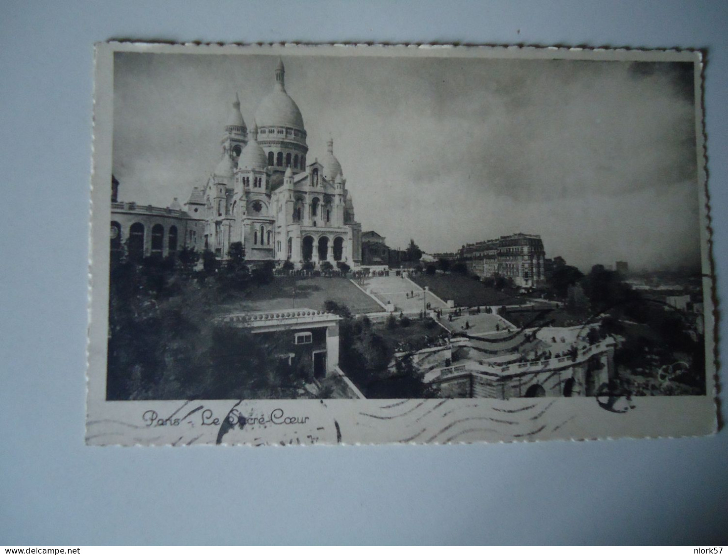 FRANCE  POSTCARDS 1948 LE SACRE LOEUR  STAMPS    MORE  PURHASES 10% DISCOUNT - Other & Unclassified