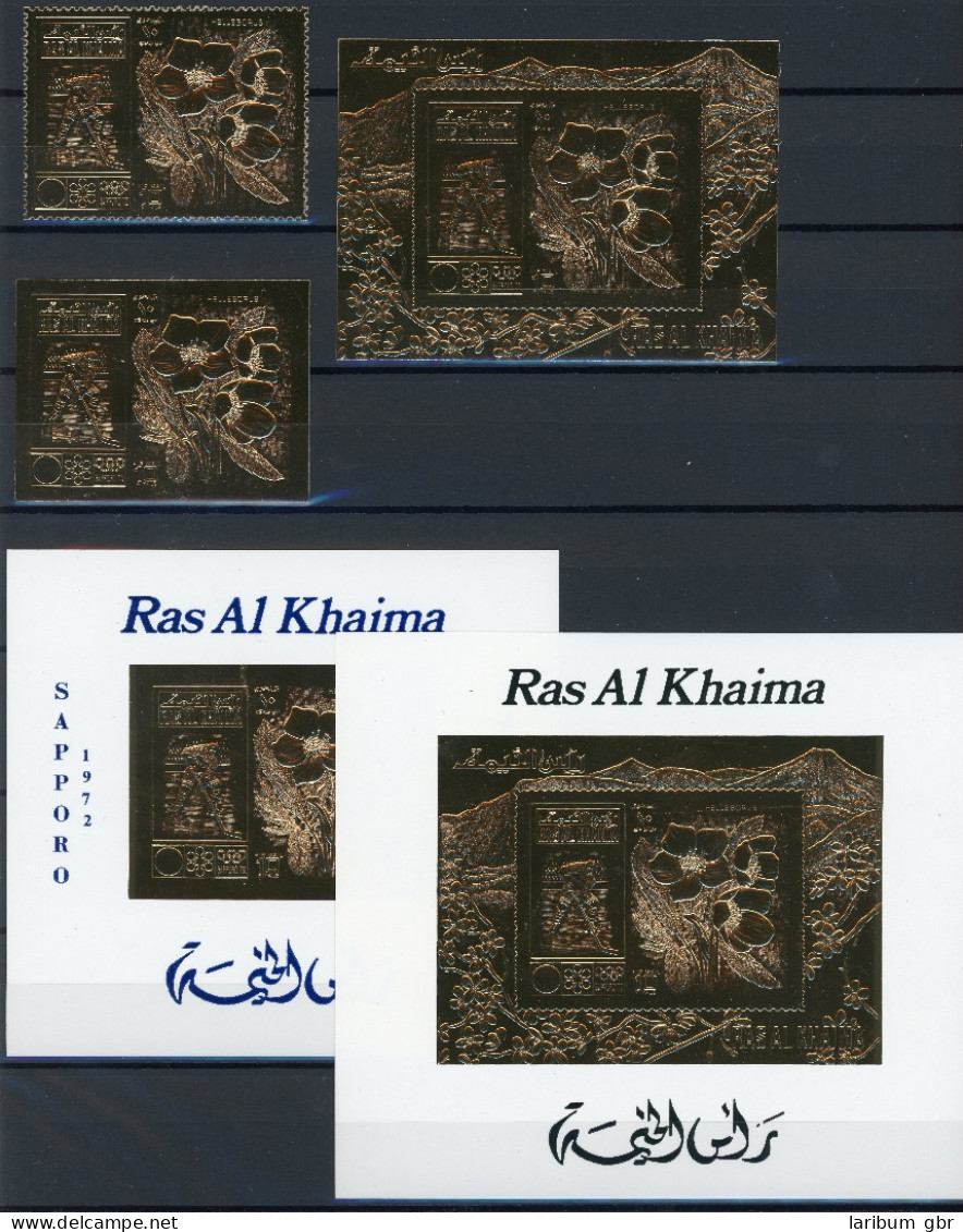 Ras Al Khaima B 613 A+B, Bl BDF 110 Postfrisch Olympia 1972 #IF256 - Otros & Sin Clasificación