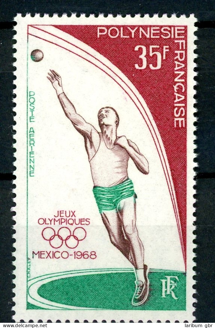 Franz. Polynesien 89 Postfrisch Olympia 1968 #ID221 - Andere & Zonder Classificatie