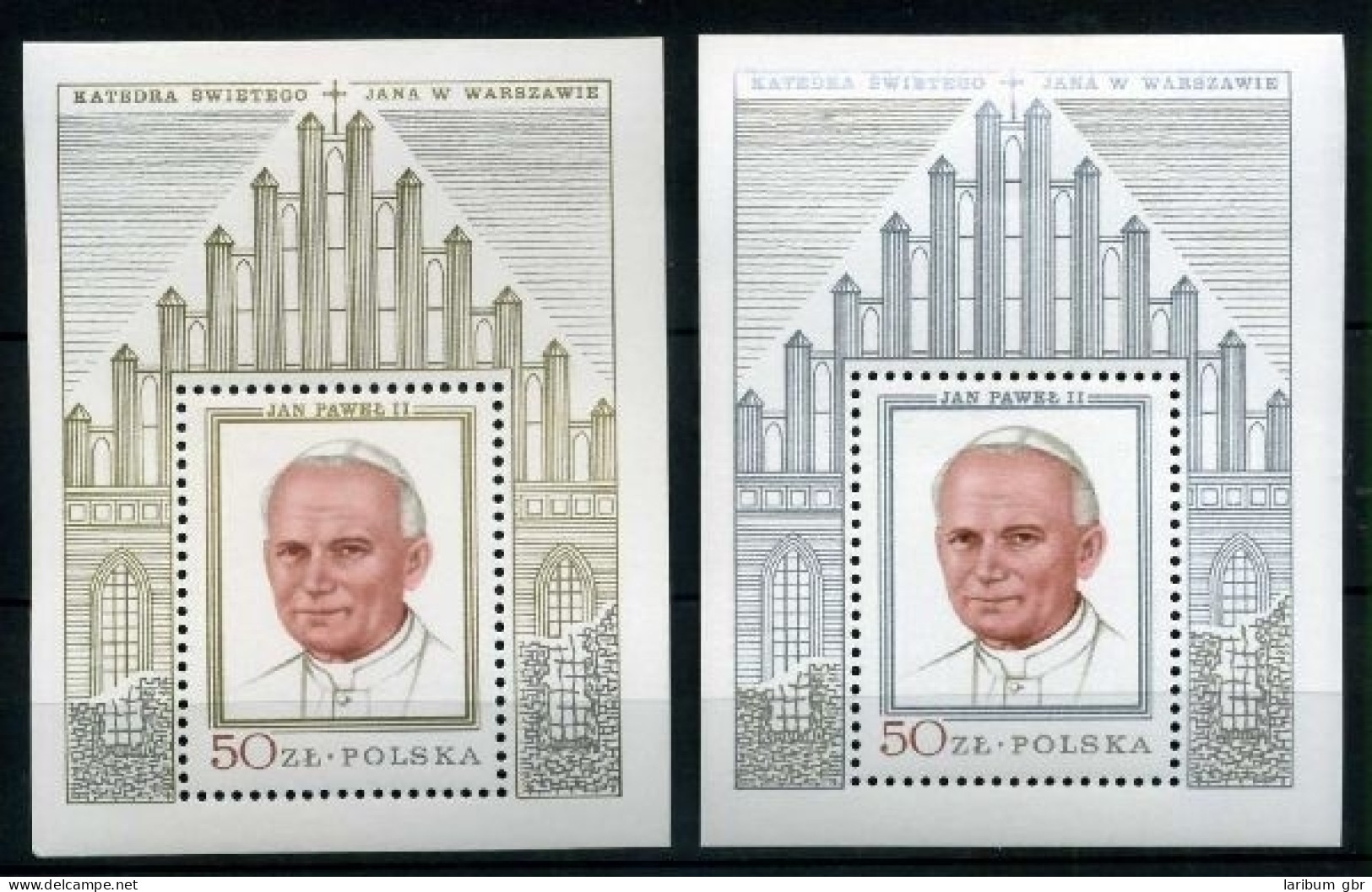 Polen Block 75-76 Postfrisch Papst #HO684 - Other & Unclassified