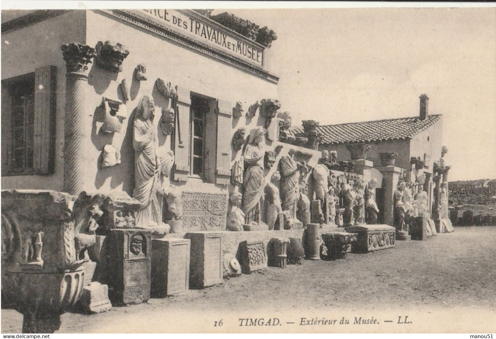 Algérie - TIMGAD - Extérieur Du Musée - Andere & Zonder Classificatie