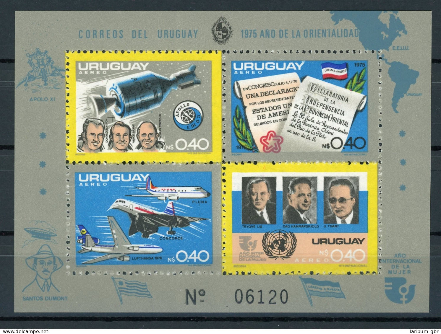 Uruguay Block 27 Postfrisch #GE773 - Uruguay