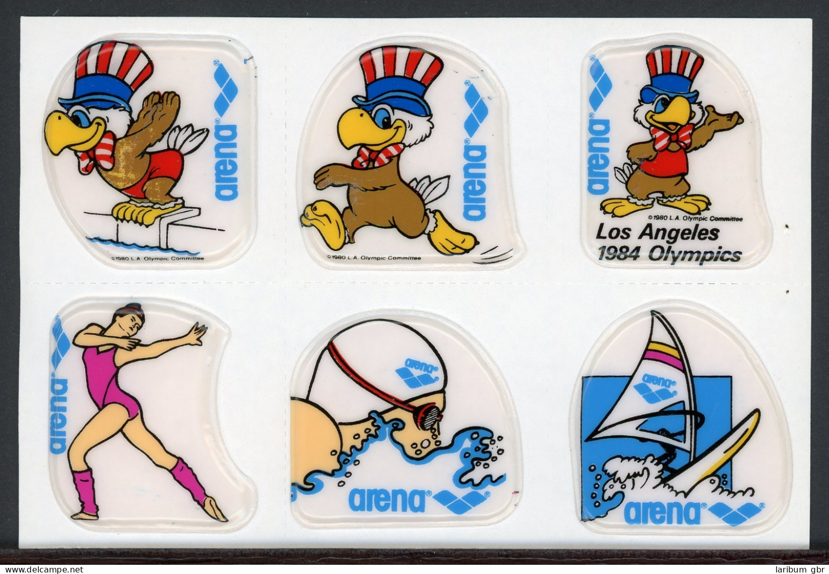 Olympische Sommerspiele Los Angeles 1984 Sponsoren Sticker Maskottchen #ID440 - Sonstige & Ohne Zuordnung