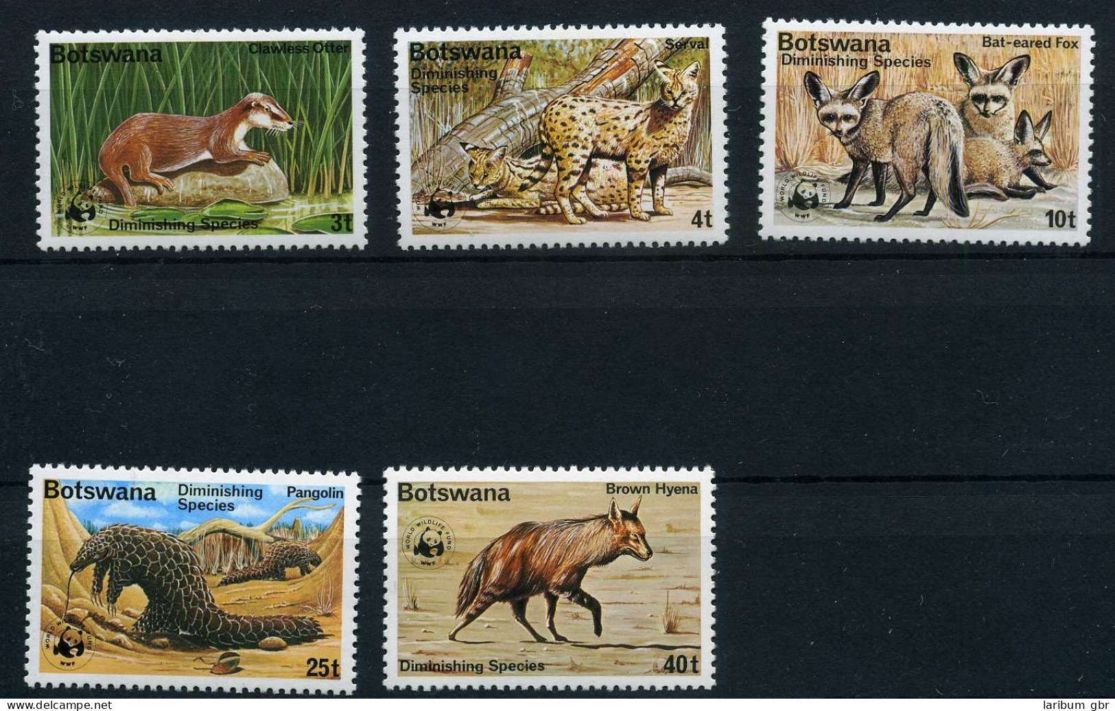 Botswana 182-186 Postfrisch Wildtiere #IA207 - Botswana (1966-...)