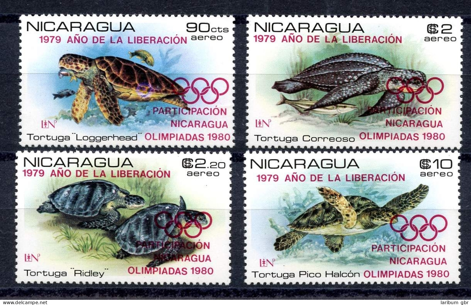 Nicaragua 2099-2102 Postfrisch Schildkröten #HX258 - Nicaragua