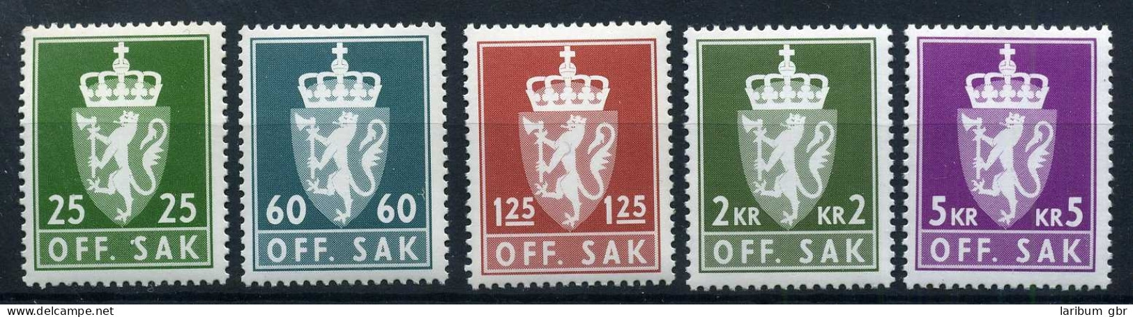 Norwegen 97-101 Postfrisch Wappen Norwegen #IA080 - Autres & Non Classés