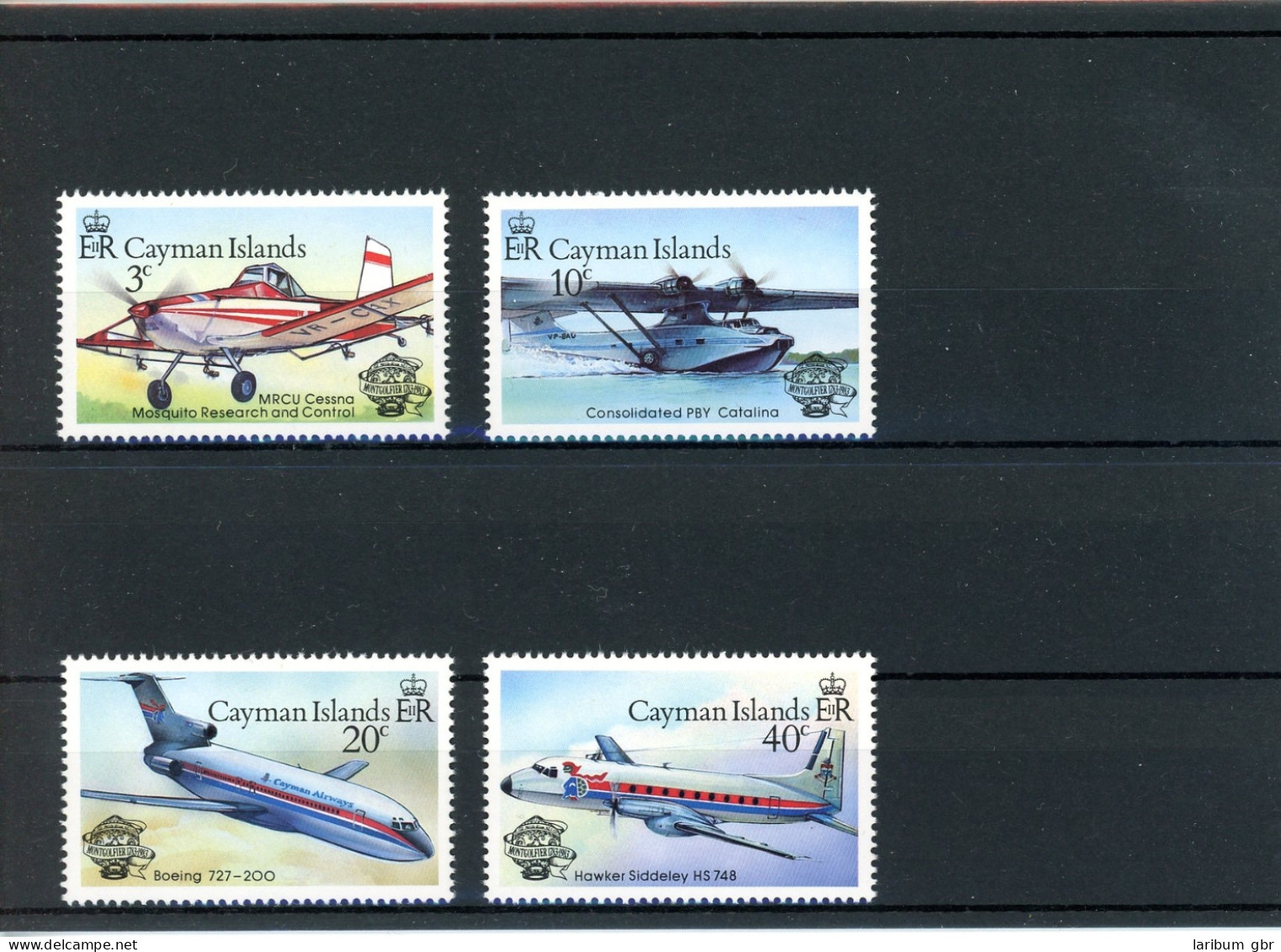 Kaimaninseln 518-521 Postfrisch Flugzeug #GI247 - Anguilla (1968-...)