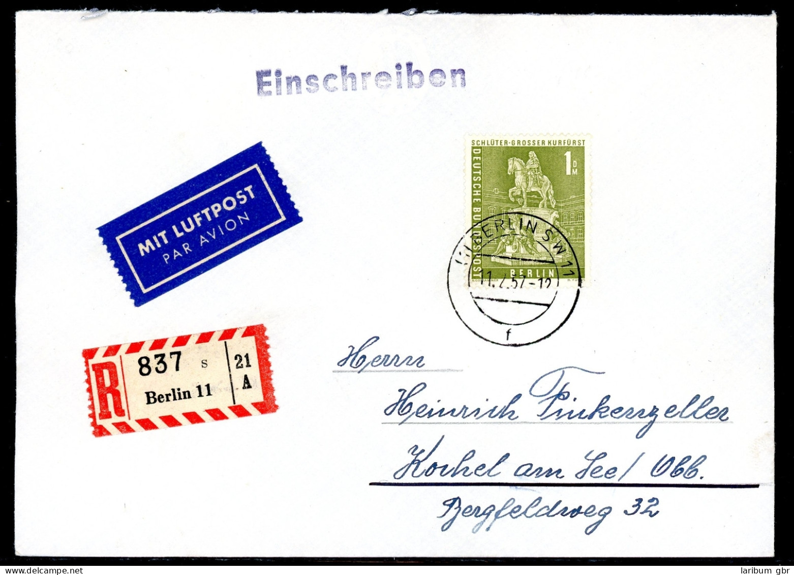 Berlin 153 Einzelfrankatur #HX377 - Altri & Non Classificati