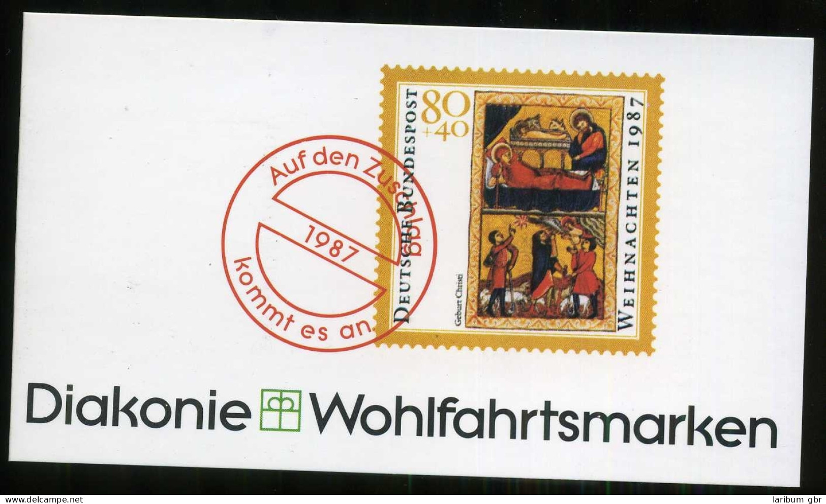 Bund Diakonie Markenheft 1987 Mit 1346 Bonn Ersttagssonderstempel #IT633 - Autres & Non Classés