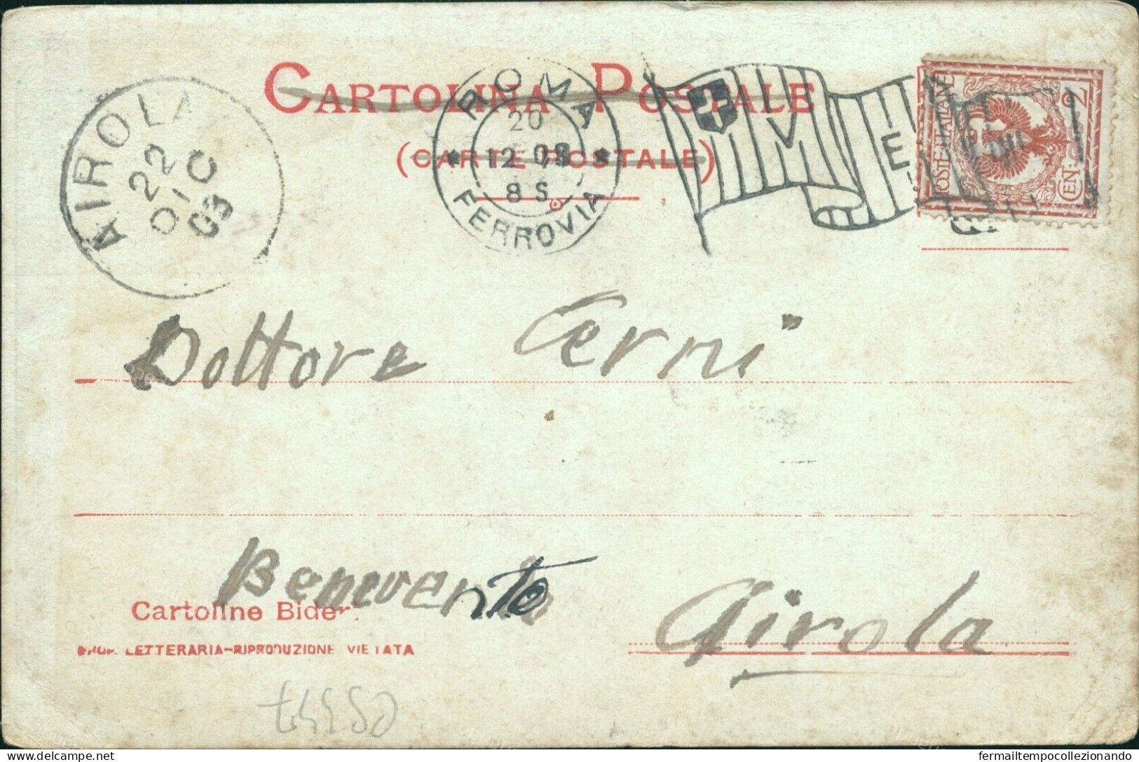 Cs347 Cartolina Tarantella Sorrentina Sorrento Gruppo Napoli 1903 - Napoli (Neapel)