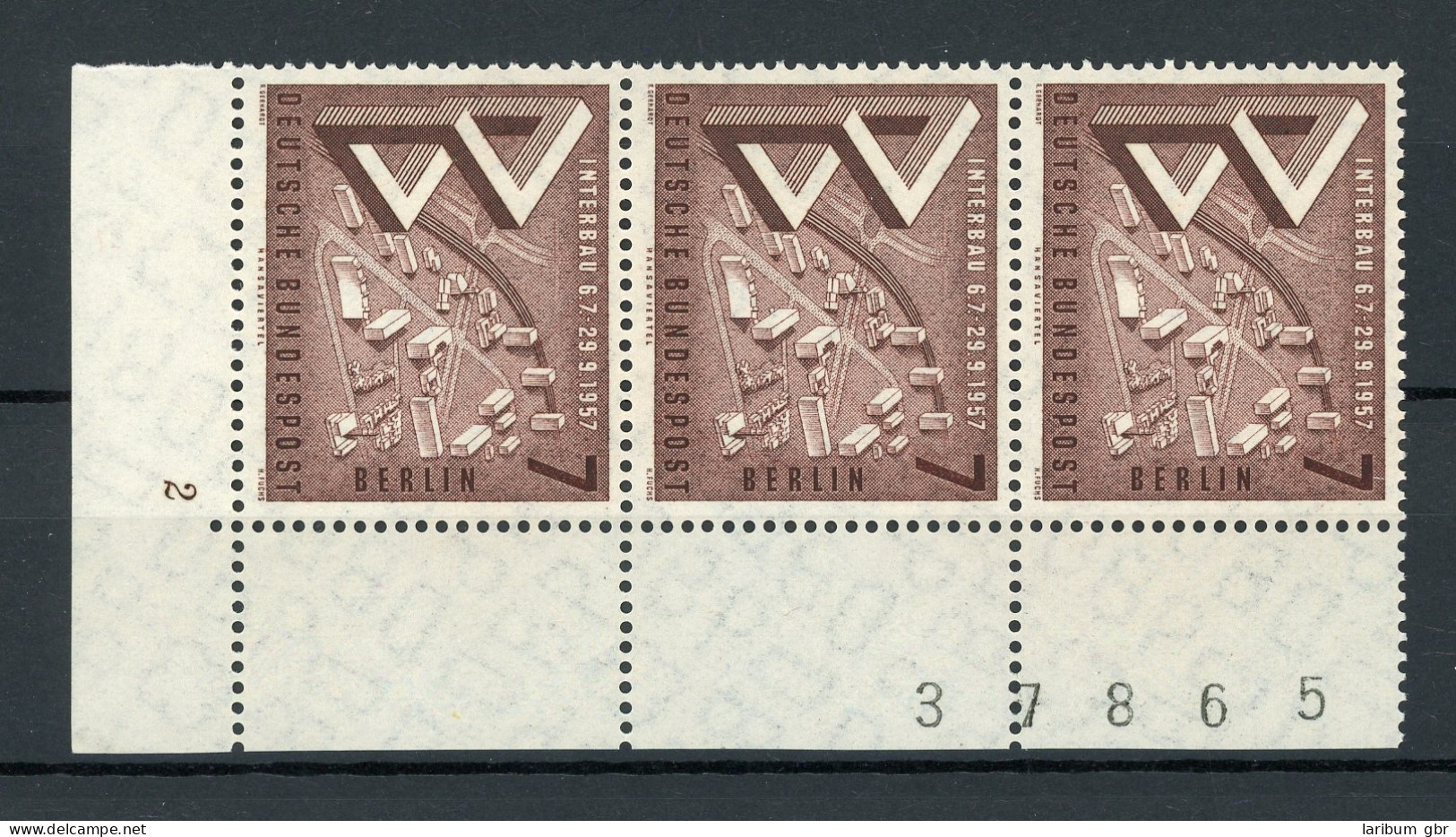 Berlin 160 Postfrisch FN/ Formnummer 2, Bogenzählnummer #IT874 - Unused Stamps