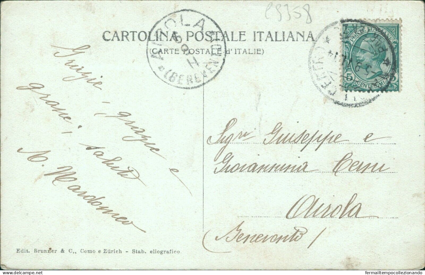 Cs358 Cartolina Napoli Eruzione Vesuvio Primo Giorno Della Pioggia Di Ceneri - Napoli (Neapel)