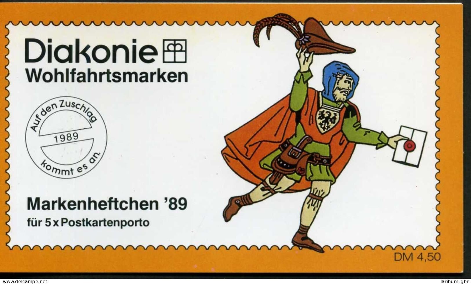 Berlin Diakonie Markenheftchen 1989 852 Berlin Ersttagssonderstempel #IS712 - Carnets