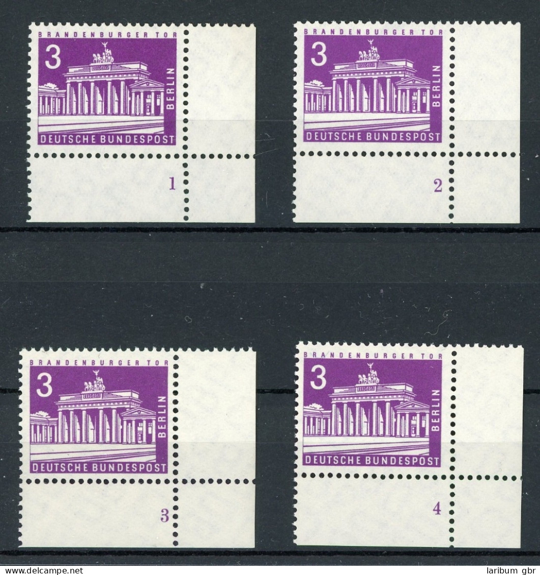 Berlin 231 Postfrisch FN/ Formnummer 1-4 #IV081 - Unused Stamps