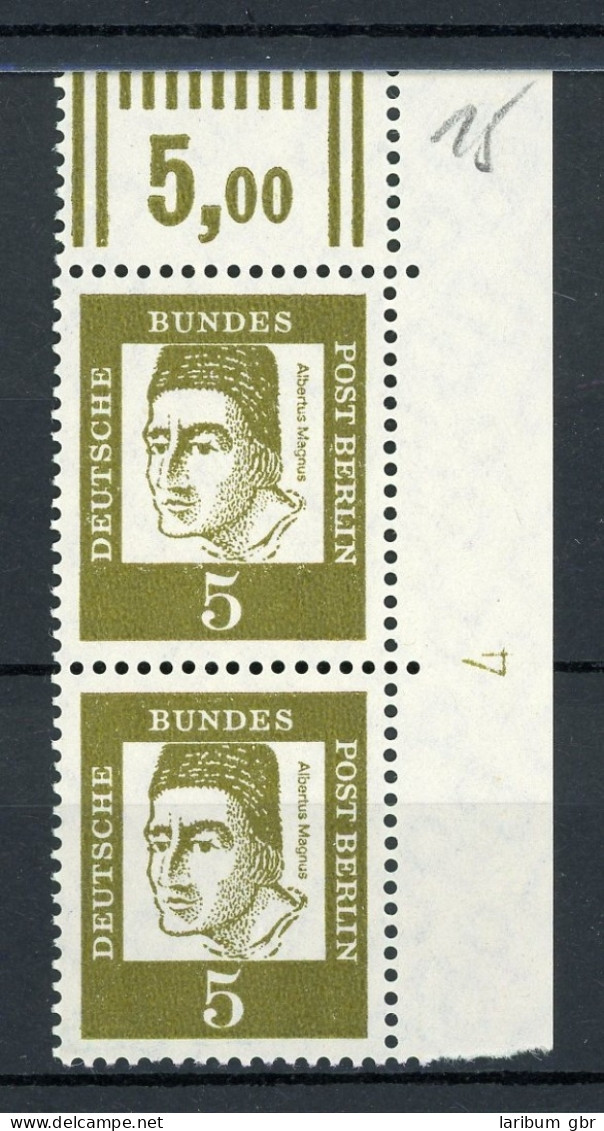 Berlin Senkr. Paar 199 DZ 4 Postfrisch Gummifehler #IT978 - Unused Stamps