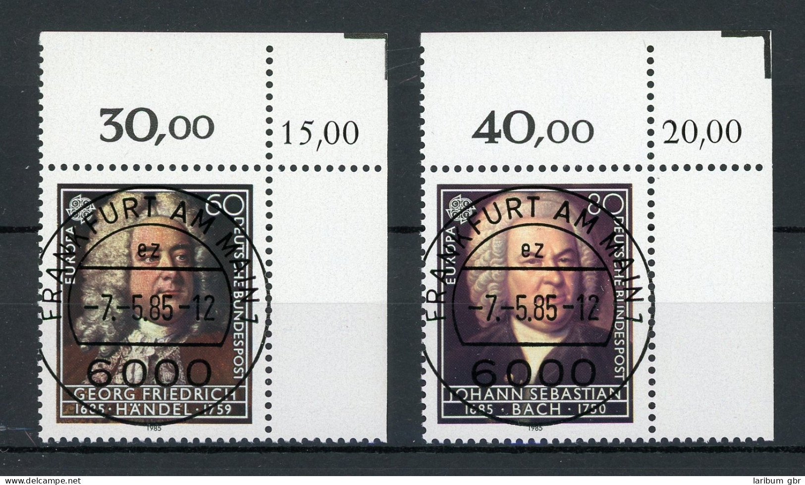 Bund 1248-1249 KBWZ Gestempelt Frankfurt #IV049 - Used Stamps