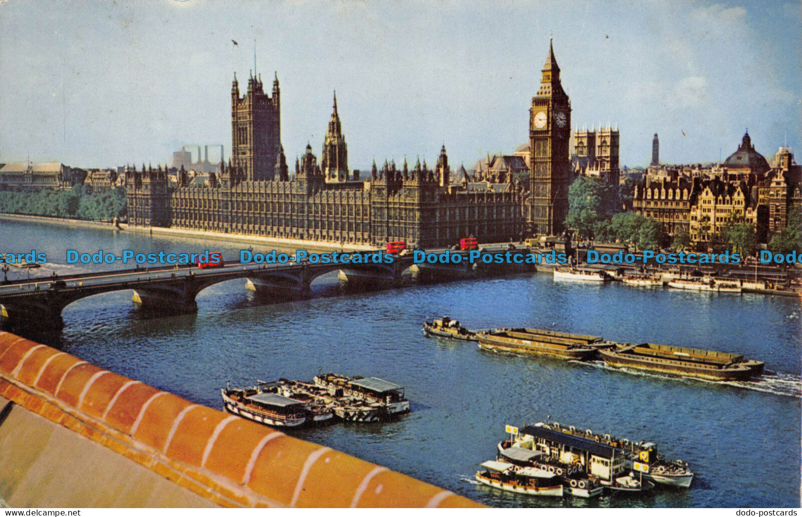 R081995 Houses Of Parliament. Westminster Bridge. London. The Photographic Greet - Autres & Non Classés