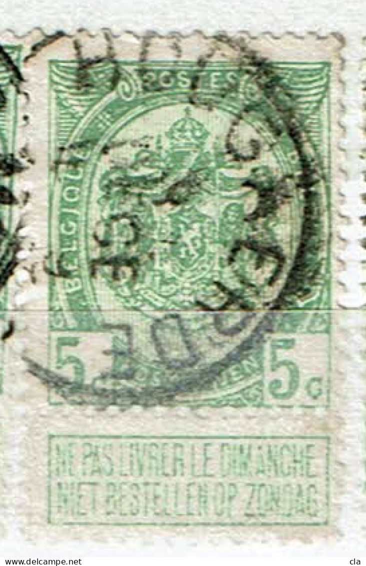 83  Obl  Hougaerde  + 4  Entier - 1893-1907 Armoiries