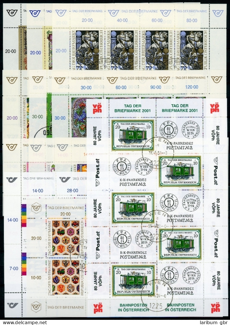 Österreich Kleinbogen Tag Der Briefmarke 1990-01 (218€) Gestempelt #IM408 - Used Stamps
