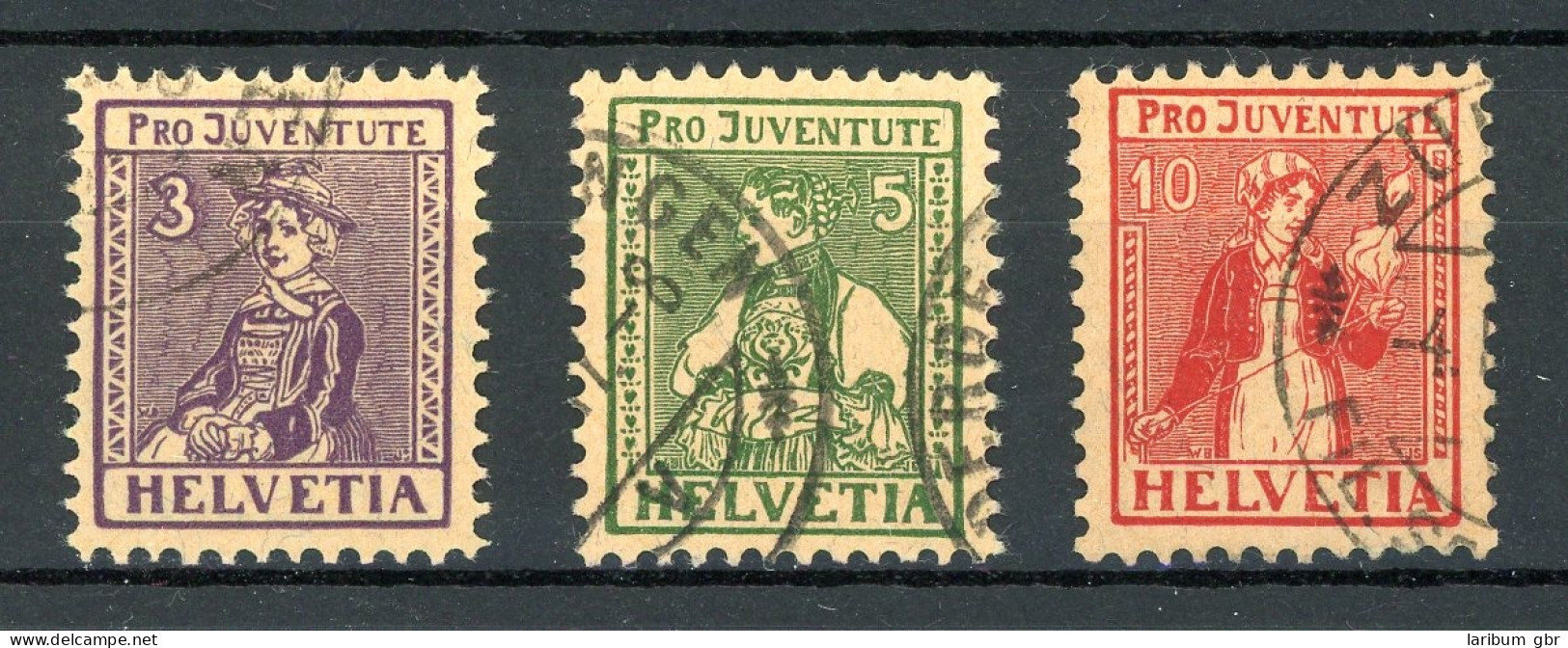 Schweiz 133-135 Gestempelt Pro Juventute #JJ570 - Used Stamps