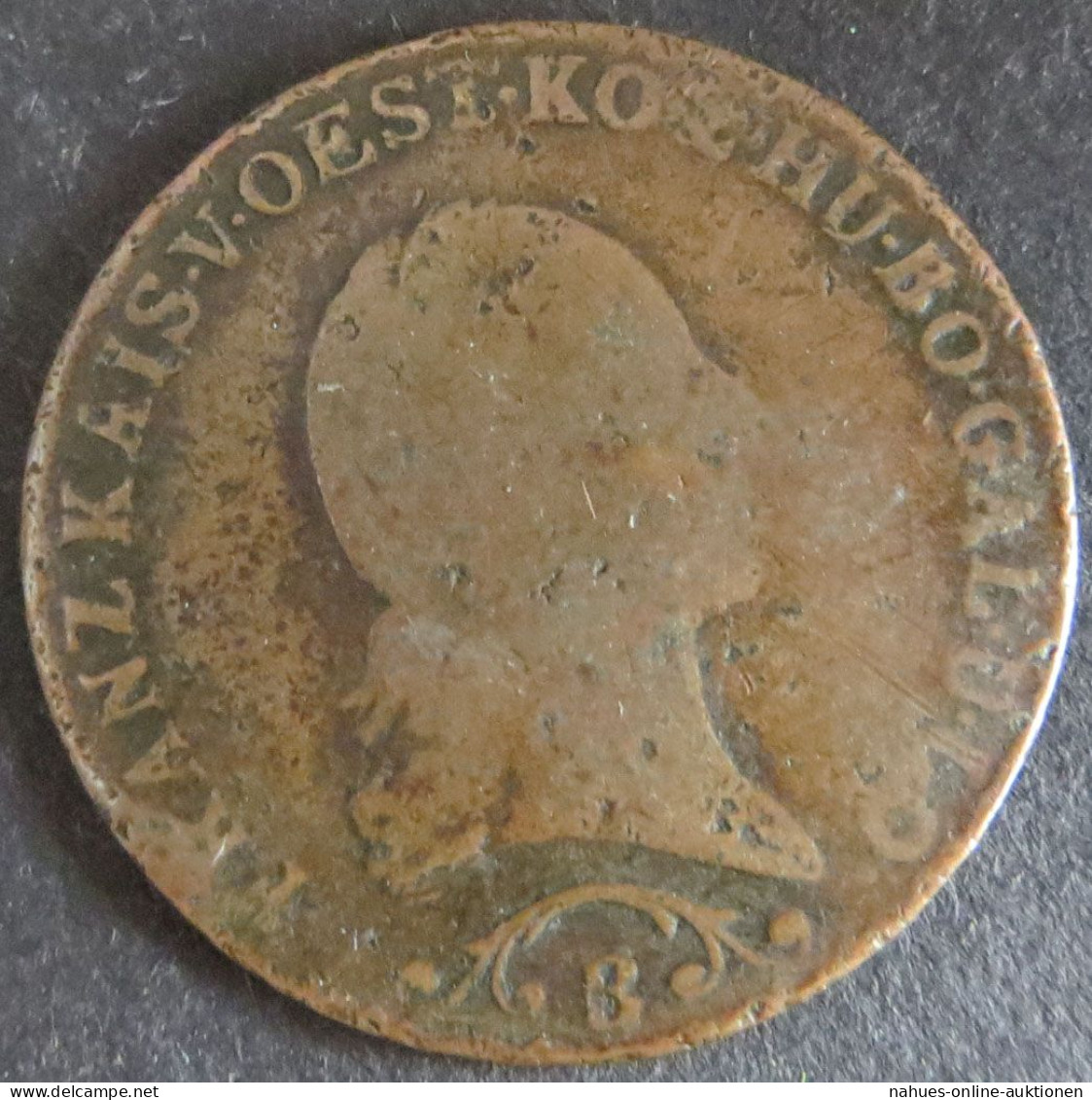 Münze Österreich 1 Kreuzer Franz II. 1812 Schön - Oesterreich