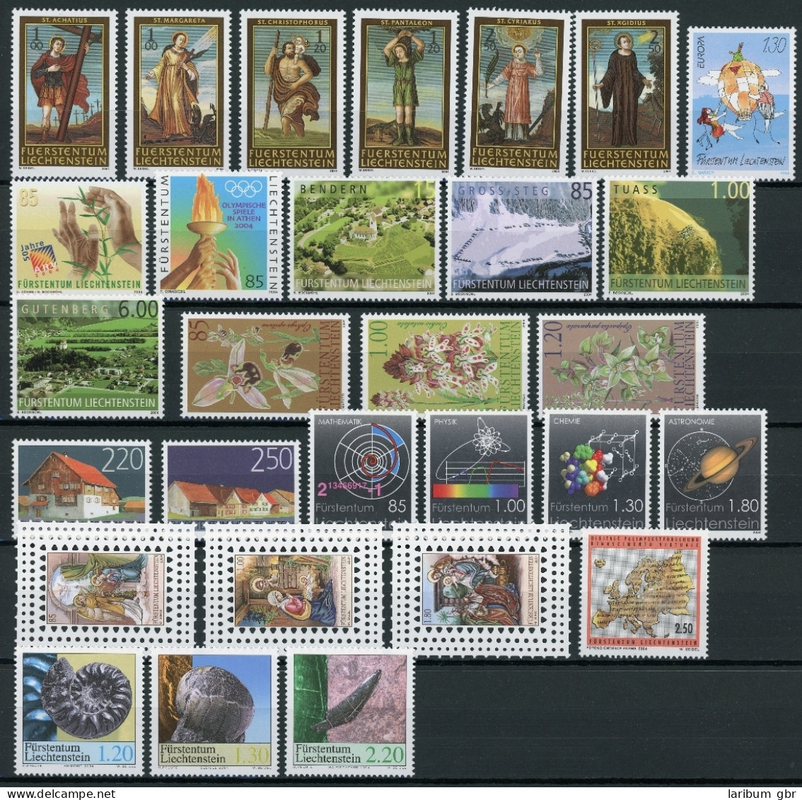 Liechtenstein Jahrgang 2004 1339-1367 Postfrisch #HX081 - Autres & Non Classés