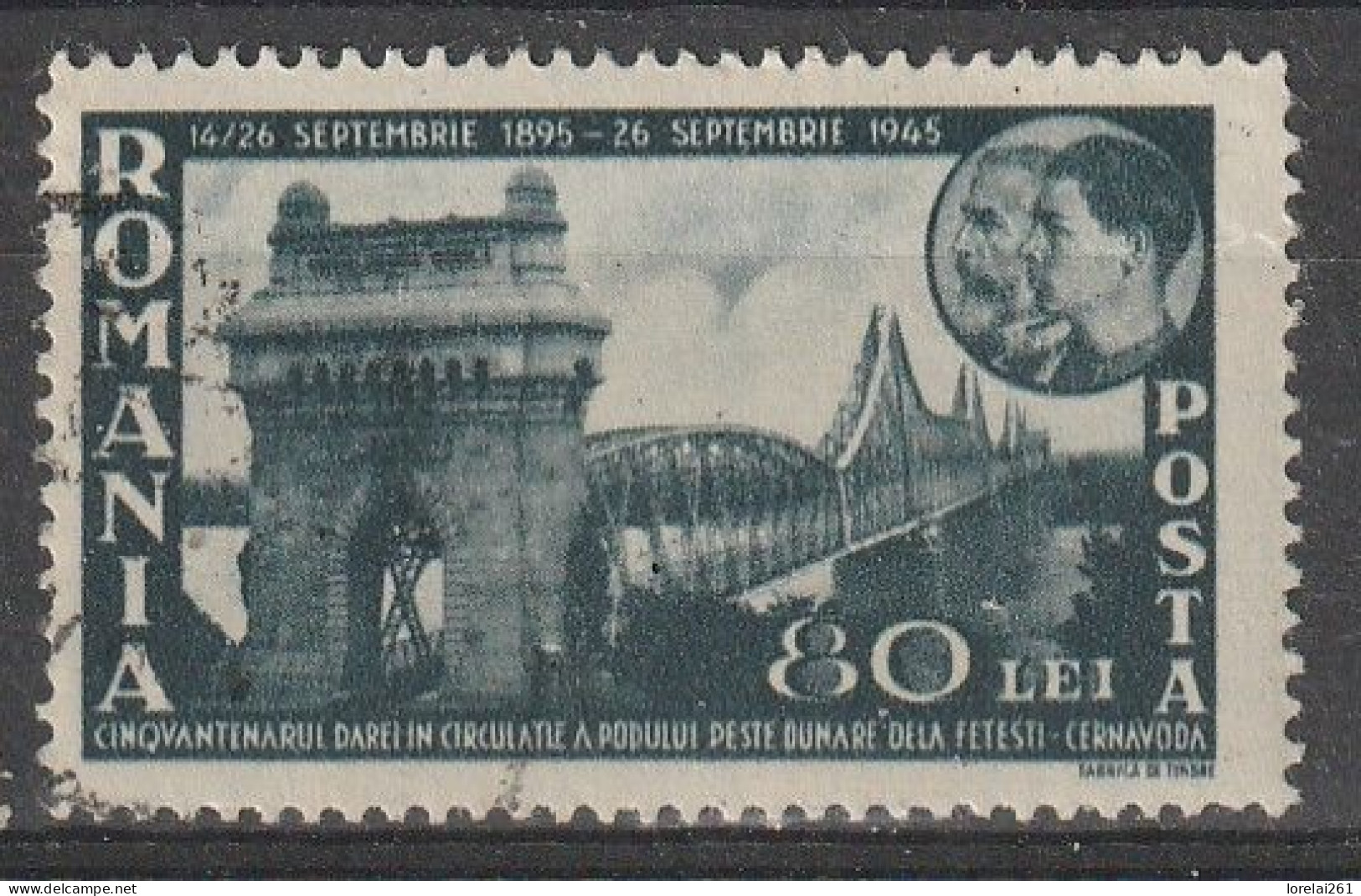 1945 -  Le Pont De Cernavoda Mi No  902 - Oblitérés