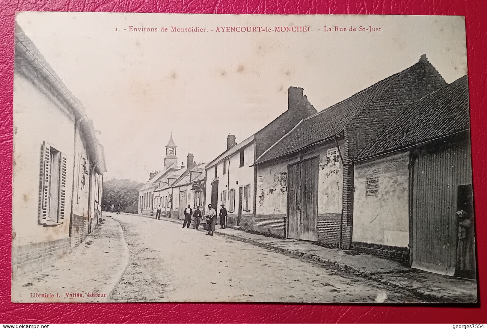 80 -Environs De Montdidier - AYENCOURT-LE-MONCHEL  LA RUE DE St.JUST - Sonstige & Ohne Zuordnung